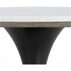 Powell 42" Dining Table - White Marble | ready to ship!