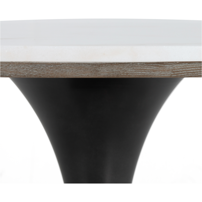 Powell 42" Dining Table - White Marble | ready to ship!