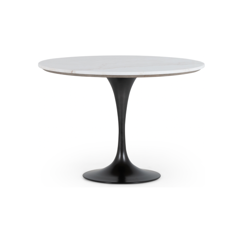 Powell 42" Dining Table - White Marble | ready to ship!