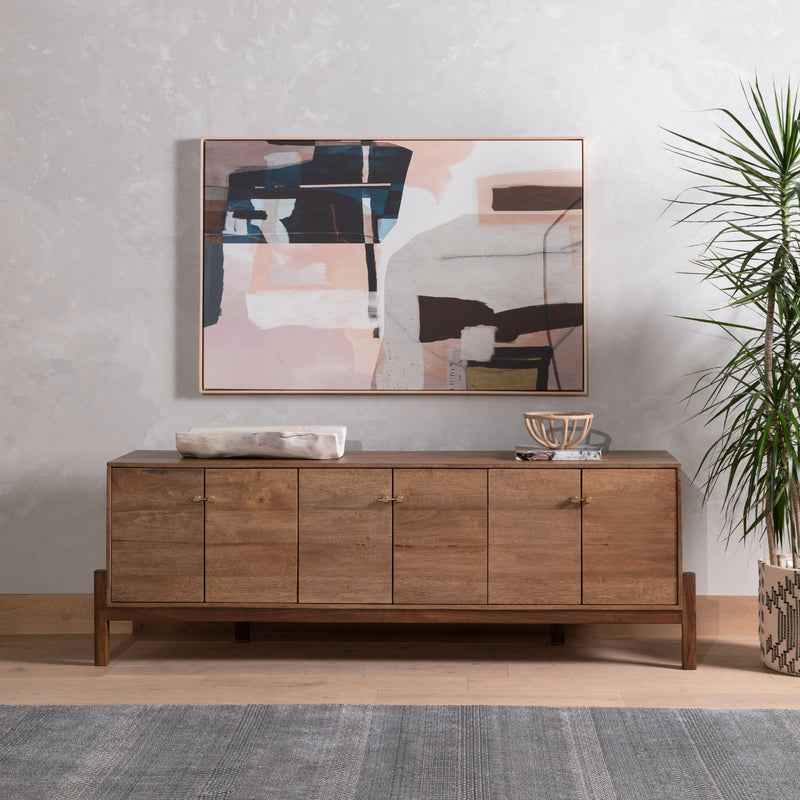 Reza Media Console - Smoked Honey | ready to ship!