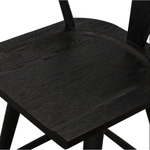 Ripley Black Oak Bar + Counter Stool