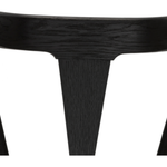 Ripley Black Oak Bar + Counter Stool