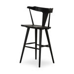 Ripley Black Oak Bar + Counter Stool
