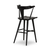 Ripley Black Oak Bar + Counter Stool