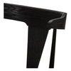 Ripley Black Oak Bar + Counter Stool