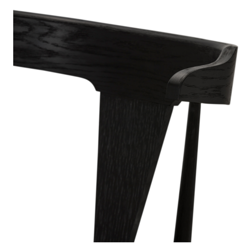 Ripley Black Oak Bar + Counter Stool