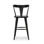 Ripley Black Oak Bar + Counter Stool