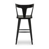 Ripley Black Oak Bar + Counter Stool