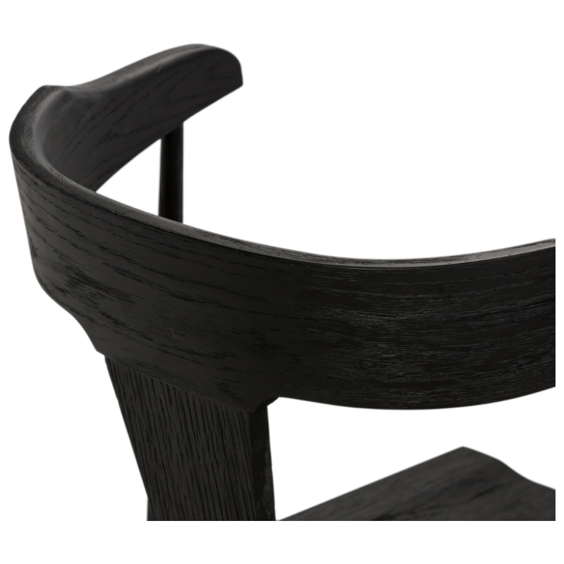 Ripley Black Oak Bar + Counter Stool