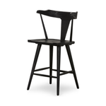 Ripley Black Oak Bar + Counter Stool