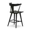 Ripley Black Oak Bar + Counter Stool