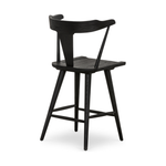 Ripley Black Oak Bar + Counter Stool