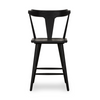 Ripley Black Oak Bar + Counter Stool