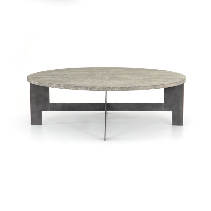 Round Coffee Table with Iron | ready to ship!