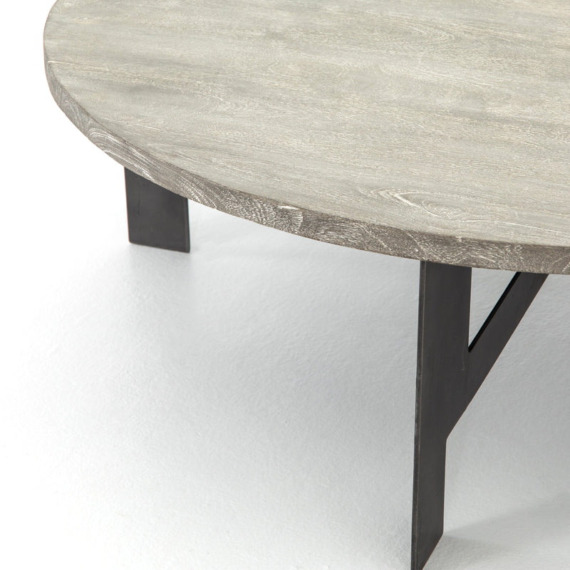 Round Coffee Table with Iron | ready to ship!