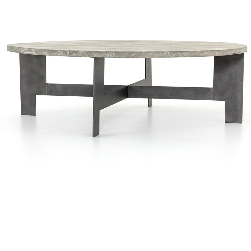 Round Coffee Table with Iron | ready to ship!