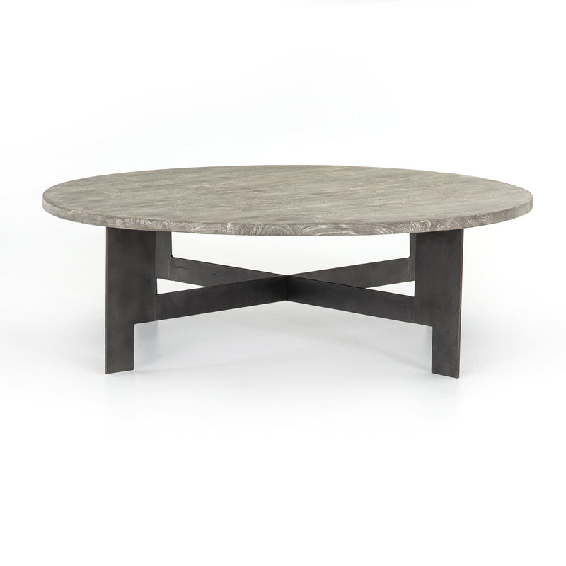 Round Coffee Table with Iron | ready to ship!
