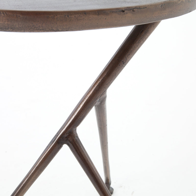Schmidt Accent Table - Antique Rust | shipping 6/3/2025