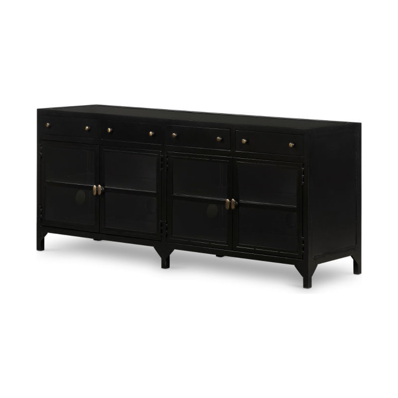 Shadow Box Media Console Table | ready to ship!