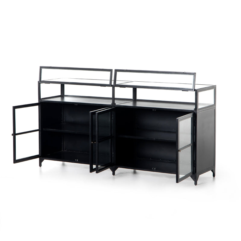 Shadow Box Sideboard - Black | shipping 6/18/2025