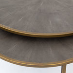 Shagreen Nesting Coffee Table - Grey | ready to ship!