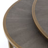Shagreen Nesting Coffee Table - Grey | ready to ship!