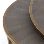 Shagreen Nesting Coffee Table - Grey | ready to ship!