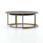 Shagreen Nesting Coffee Table - Grey | ready to ship!