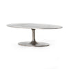 Simone Coffee Table - Antique Nickel | shipping 8/10/2025
