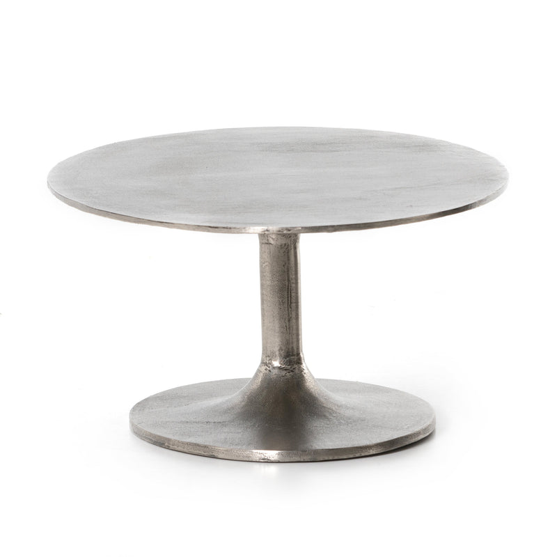 Simone Coffee Table - Antique Nickel | shipping 8/10/2025