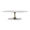 Simone Coffee Table - Antique Nickel | shipping 8/10/2025