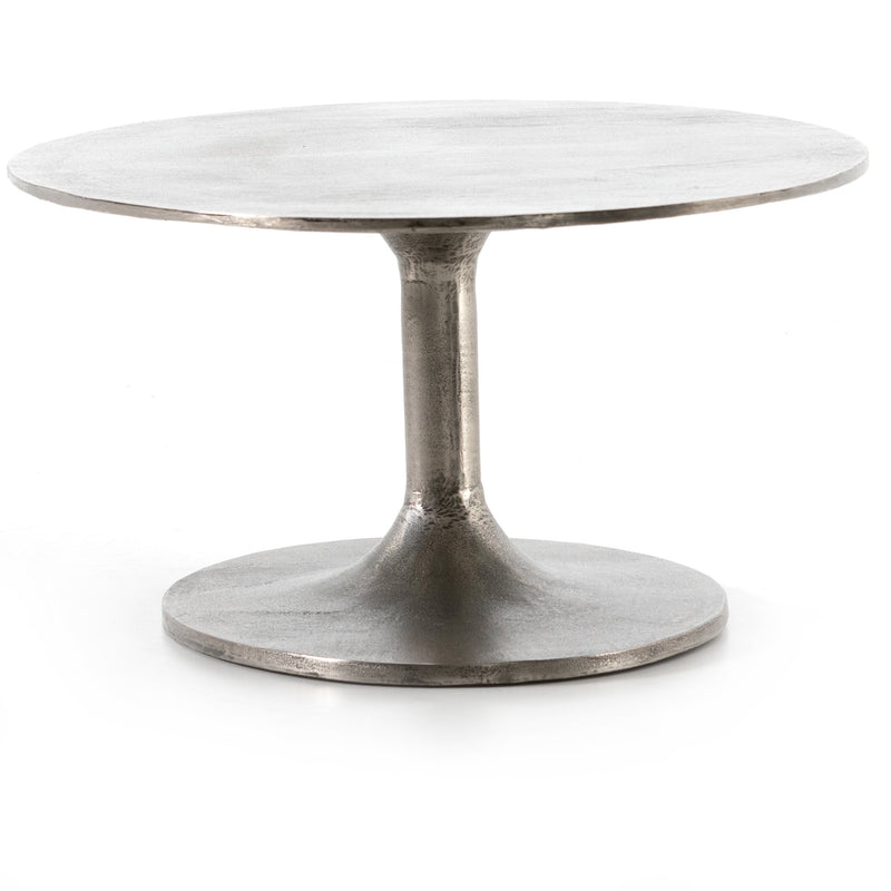 Simone Coffee Table - Antique Nickel | shipping 8/10/2025