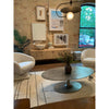 Simone Coffee Table - Antique Nickel | shipping 8/10/2025