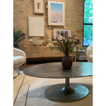 Simone Coffee Table - Antique Nickel | shipping 8/10/2025