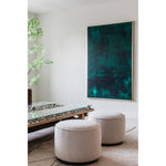 Sinclair Round Ottoman - Knoll Natural | ready to ship!