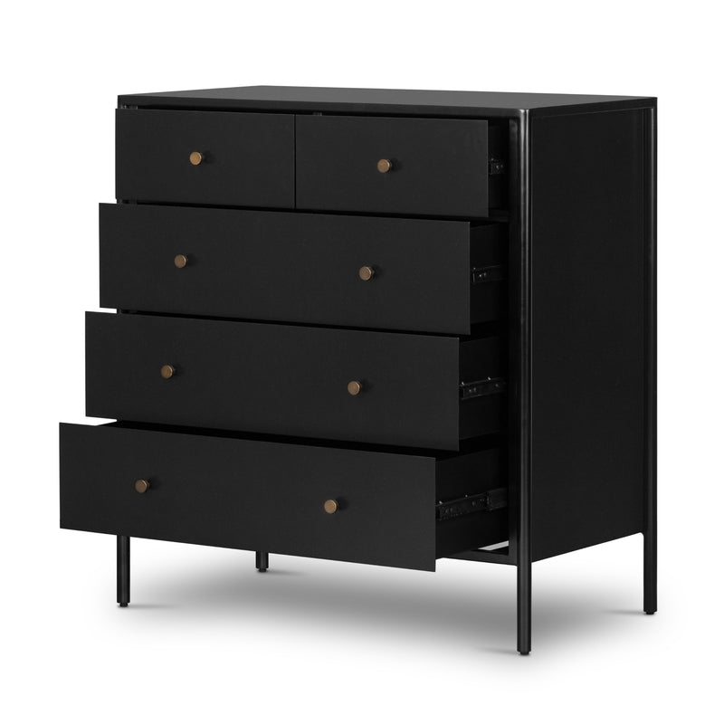 Soto 5 Drawer Dresser - Black | ready to ship!