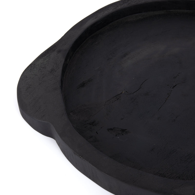 Tadeo Round Tray - Black | ready to ship!