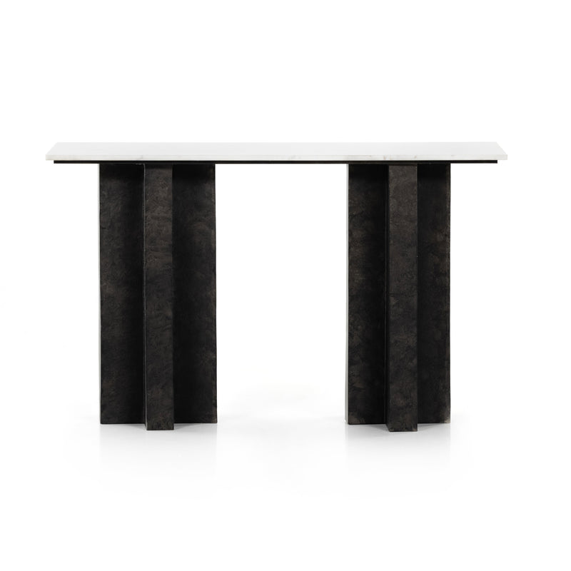 Terrell Console Table - Raw Black | shipping 7/27/2025