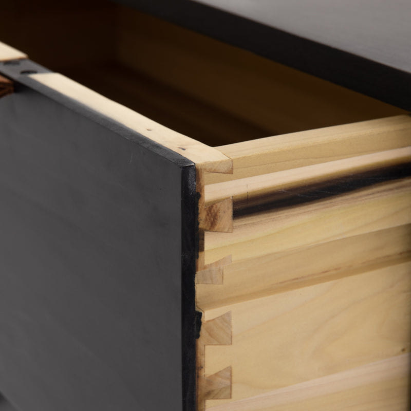 Trey 5 Drawer Dresser - Black Wash Poplar | ready to ship!