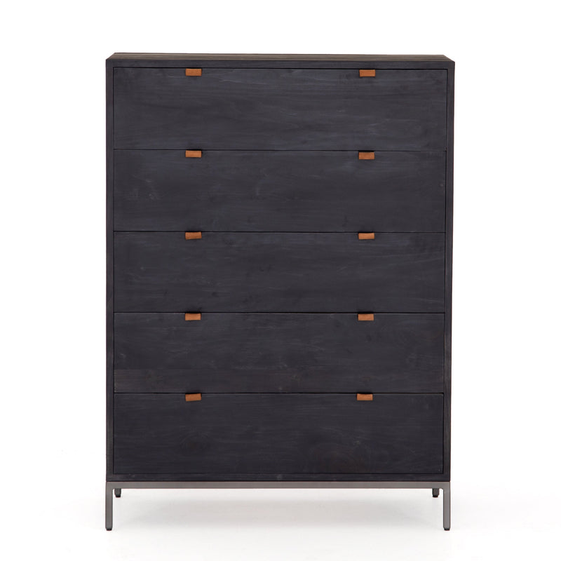 Trey 5 Drawer Dresser - Black Wash Poplar | ready to ship!
