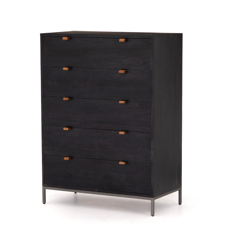 Trey 5 Drawer Dresser - Black Wash Poplar | ready to ship!