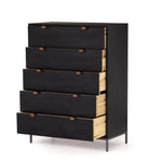 Trey 5 Drawer Dresser - Black Wash Poplar | ready to ship!