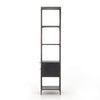 Trey Bookshelf - Black Wash Poplar | shipping 6/15/2025