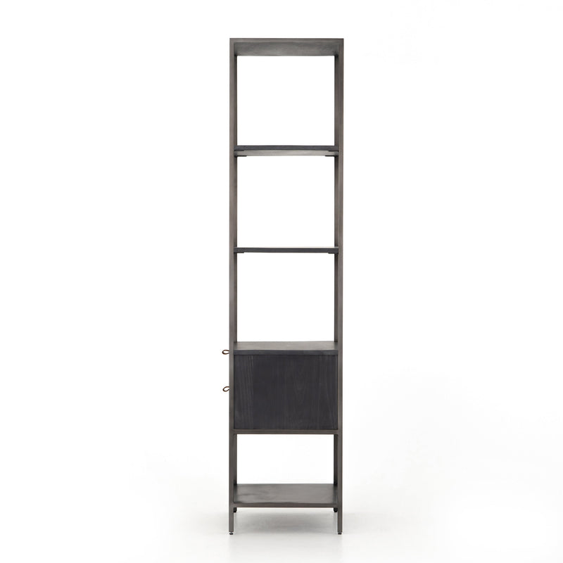 Trey Bookshelf - Black Wash Poplar | shipping 6/15/2025
