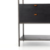 Trey Bookshelf - Black Wash Poplar | shipping 6/15/2025