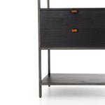 Trey Bookshelf - Black Wash Poplar | shipping 6/15/2025