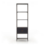 Trey Bookshelf - Black Wash Poplar | shipping 6/15/2025