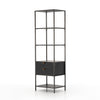 Trey Bookshelf - Black Wash Poplar | shipping 6/15/2025