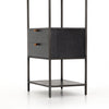 Trey Bookshelf - Black Wash Poplar | shipping 6/15/2025