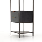 Trey Bookshelf - Black Wash Poplar | shipping 6/15/2025